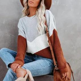 Heidi-Mode | Colorblock Trui
